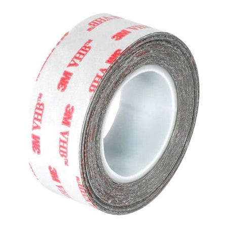 Box Packaging 3M 4932 Double Sided VHB Acrylic Foam Tape 1" x 5 Yds. 25 Mil White VHB493201R